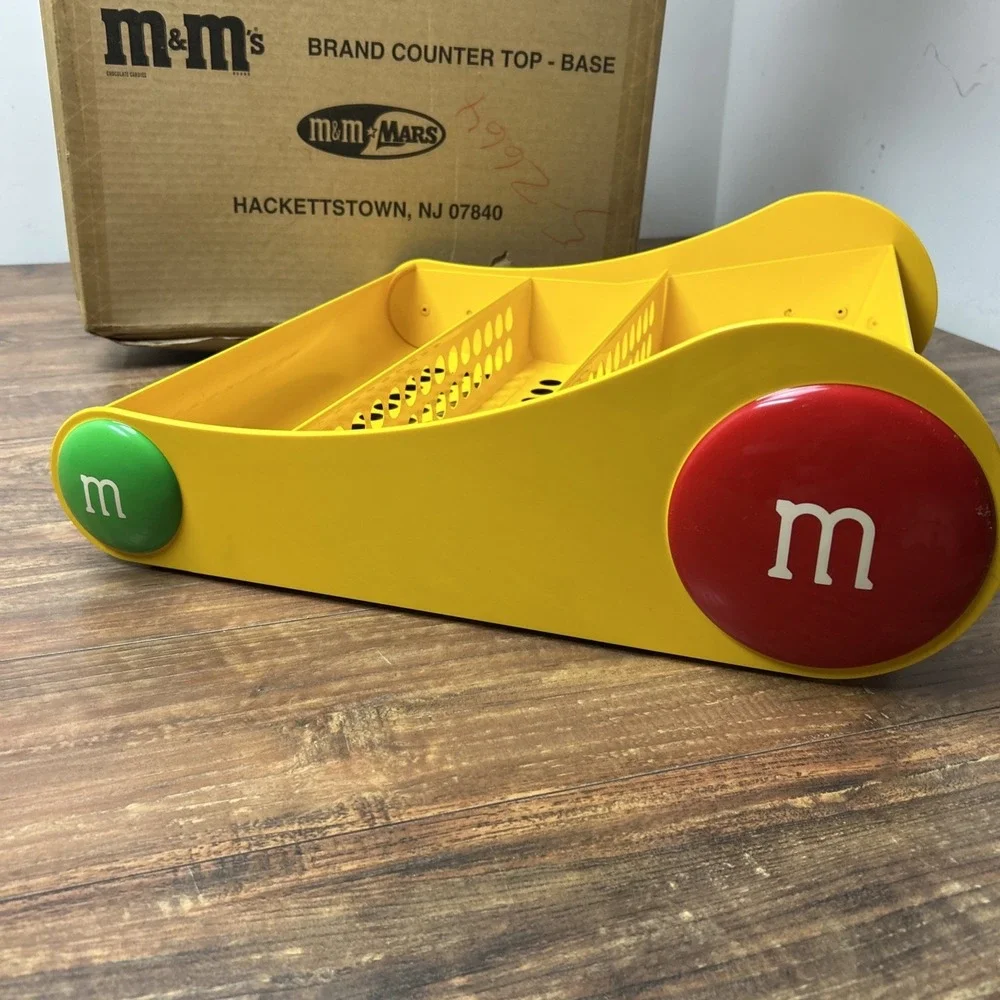 Vintage M&M Countertop Store Display Rack Candy Holder 1996 New/w Open‎ Box